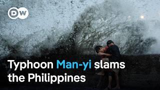 Super typhoon Man-yi is sixth major storm to batter the Philippines in the past month | DW News