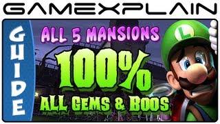 100% Luigi's Mansion 2: Dark Moon - Guide & Walkthrough (All 65 Gems and 23 Boos + Puzzles!)