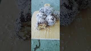 Lamington bites #shorts #desserts #cooking