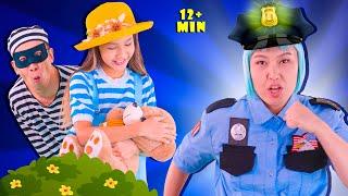 PoliceGirl Song ‍️ + MORE Kids Songs And Nursery Rhymes | Lights Kids