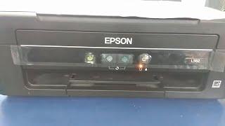 Epson l382 a printer's ink pad is at the end of its service life please contact epson support
