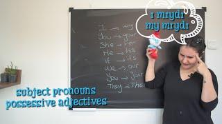 SUBJECT PRONOUNS- POSSESSİVE ADJECTİVES- İngilizcede cümleye başlama