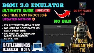 How to play bgmi in Pc with emulator | Ultimate guide 3.0 update |Msi app player #bgmi #bgmiemulator