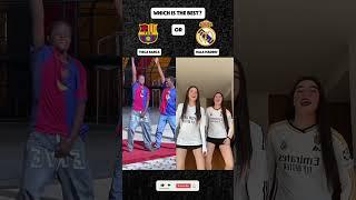 VISCA BARÇA Vs HALA MADRID || Prt 5 #shorts #dance #music  #halamadrid #viscabarça #laliga