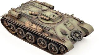 T-34 Recovery vehicle ICM 1/35 model tank build