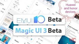 Which Huawei and honor Devices Receiving Emui 10.0 and Magic Ui 3.0 Updates?