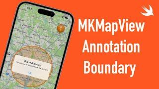 How to create a Map boundary circle in SwiftUI (UIViewRepresentable, MKMapView, MKCircle)