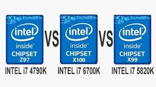 Intel i7-6700K vs i7-4790K vs i7-5820K