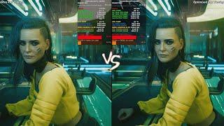 Cyberpunk 2077 Ultra Ray Tracing VS Optimised Ray Tracing FSR 4K | 7900 XTX | R9 7950X 3D