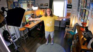 How to maximize a small room for YouTube videos