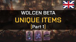 Wolcen Beta - All unique items [Part 1]