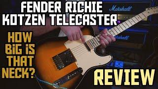 HOW BIG IS THAT NECK? FENDER RICHIE KOTZEN TELECASTER REVIEW