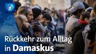 Syrien: langsame Rückkehr in den Alltag in Damaskus