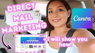 How to do Direct Mail Marketing with FREE flyers on CANVA in 2024!