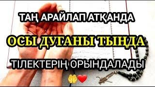 Таң атқанда Аллаға шүкір етіп осы дұғаны тыңдасаң не тілесең де орындалады ️