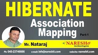 Association Mapping in Hibernate Part 1 | Hibernate Tutorial | Mr. Nataraj