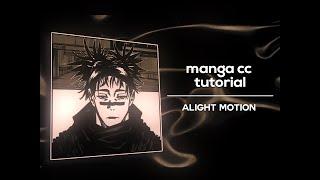 manga cc tutorial #1 | alight motion | leviverse