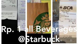 Rp 1 all Beverages At Starbuck Indonesia By BCA SQ