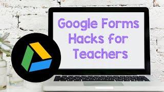 Google Forms Tips for Teachers | Google Drive in the Classroom