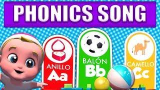 Canción Fonética | Niños Abc | Phonics Song | Junior Squad Español Latino | Canciones Infantiles