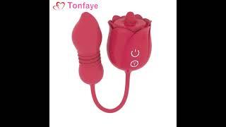 Experience Elegance Rose Vibrator Dildo from Trusted China Supplier