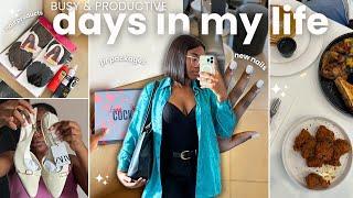 VLOG | busy & productive days in my life | life of a Nigerian girl | living in lagos