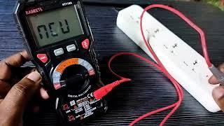 How to check Live Voltage (NCV) using Digital Multimeter | KAIWEETS