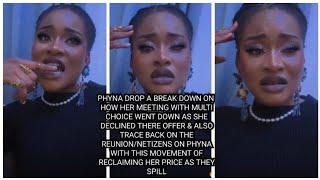 KEEPING UP WITH PHYNA ON RECLAIMING HER PRICE AS SHE FINALLY HAD A MEETING WITH MULTI CHOICE.