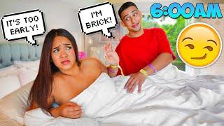 TELLING MY GIRLFRIEND "IM BRICK" EARLY IN THE MORNING! *GOT JUICY*