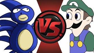 SANIC vs WEEGEE! Cartoon Fight Club Episode 16!!