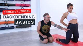 Yoga Backbending Basics | 9 Minute Yoga Tutorial | Ashtanga Backbending Alignment