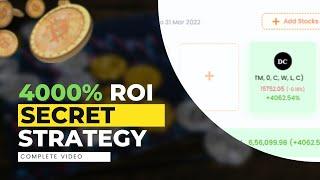 4000 % ROI | Secret Strategy | Streak | Best Moving Averages | Automated Trading | June 2022