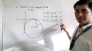 Circles | Problems 5 and 6 | Tangent to x&y axis | Senior High School Pre - Calculus| Judd Hernandez