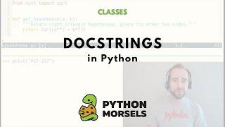 Docstrings in Python