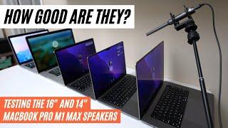 5 MacBook SPEAKERS TESTED: 16" M1 Max, 14" M1 Max, 13" M1 MacBook Air, 13" & 15" Intel MacBook Pro