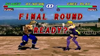 Tekken 2 (PS1) Arcade Mode - King