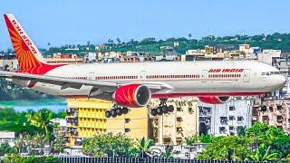 ️ 100+ AIRPLANE TAKEOFFS & LANDINGS  MUMBAI Chhatrapati Shivaji Maharaj Airport Plane Spotting