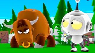 Learn About Farm Animals | Rob The Robot | Toddler Learning Video