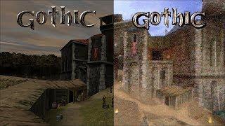 Gothic/Alpha - side by side comparison