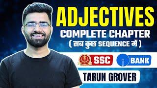 Adjectives | English Grammar for CET, SSC CGL, CPO, CHSL, CDS | SBI/IBPS PO/Clerk | Tarun Grover