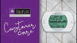 Laurus Homes - Customer Care Guide: How to modify your BeSMART heating system (thermostat)