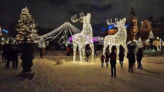 Sweden, Stockholm  - Snowfall during Christmas Walk of Lights 2021 #285