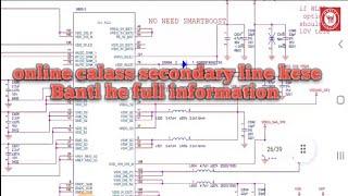 online class secondary line/ schematic diagram phone