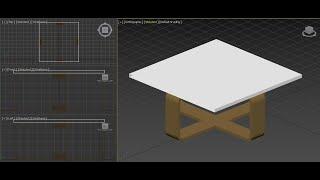 coffee table by 3D max