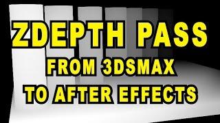 3ds Max Tutorial - ZDepth Pass (3ds Max to After Effects)