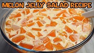 Melon Jelly Salad | Summer dessert idea 2024