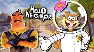 HELLO SANDY CHEEKS (Spongebob) | Hello Neighbor Mod