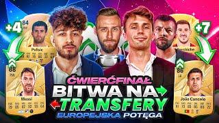 PIERWSZY ĆWIERĆFINAŁ! ALVIN VS PIŁKARZYKI! BITWA NA TRANSFERY O 10000 ZŁ EUROPEJSKA POTĘGA W FC 25