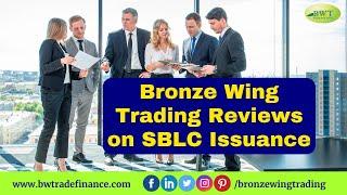 Bronze Wing Trading Reviews – What is SBLC | Standby Letter of Credit | International Trade Finance