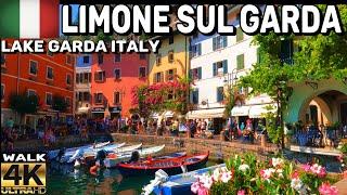 LIMONE SUL GARDA ITALY WALKING TOUR  | LATEST SITUATION IN AUGUST  2023 4K60FPS